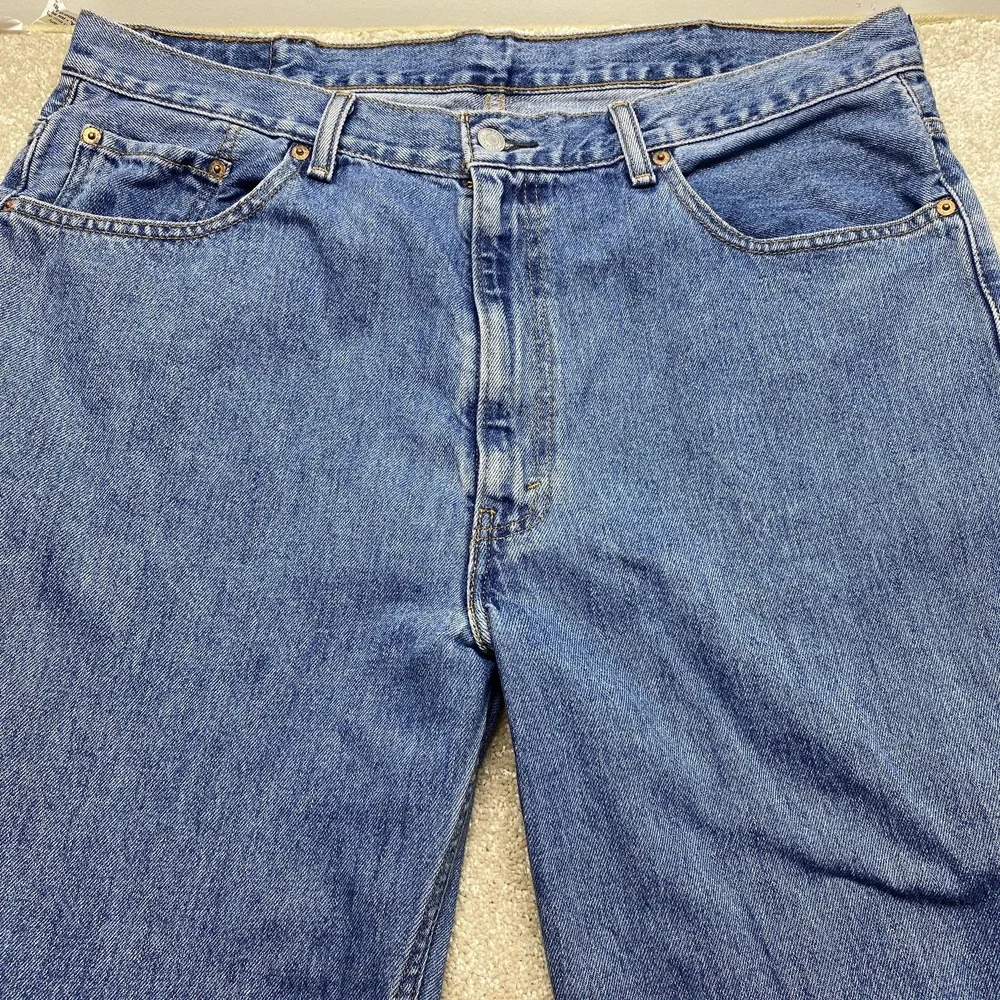 Levis‎ 550 Jeans Mens 40x32 Blue Relaxed Tapered Leg Denim Made Egypt Y2K